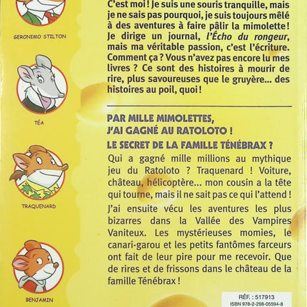 Par Mille Mimolettes, J'Ai Gagné Au Ratoloto ! Et Le Secret De La Famille Tenebrax - Elisabetta Dami - livre