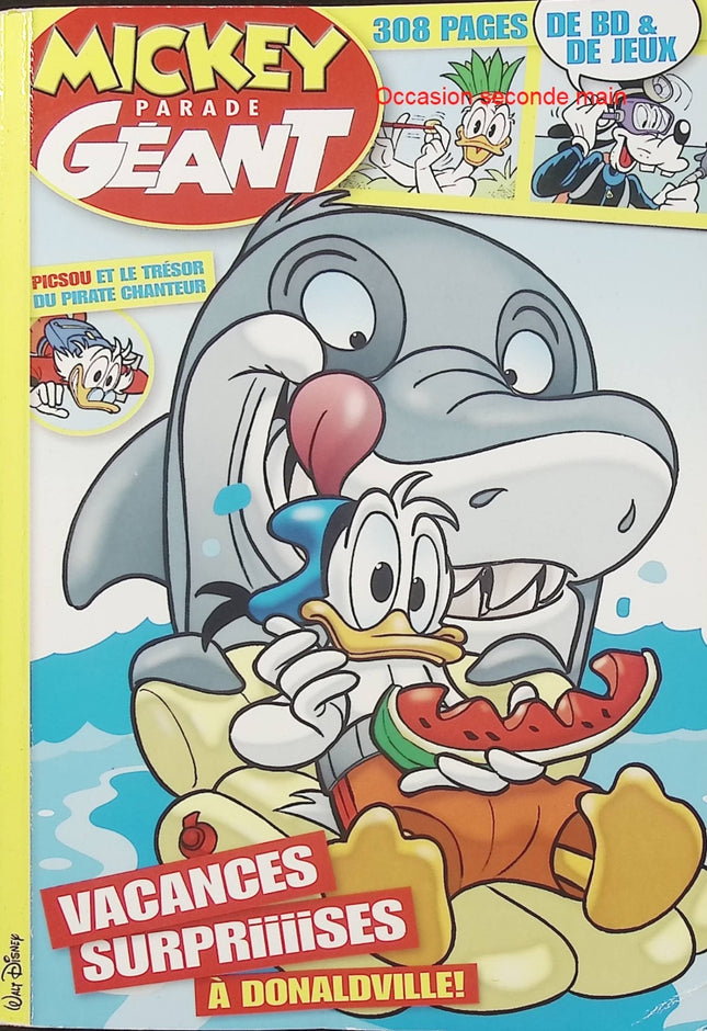 Mickey Parade Géant N°377 – Vacances surpriiiises à Donaldville – BD Disney Collector - Livre BD