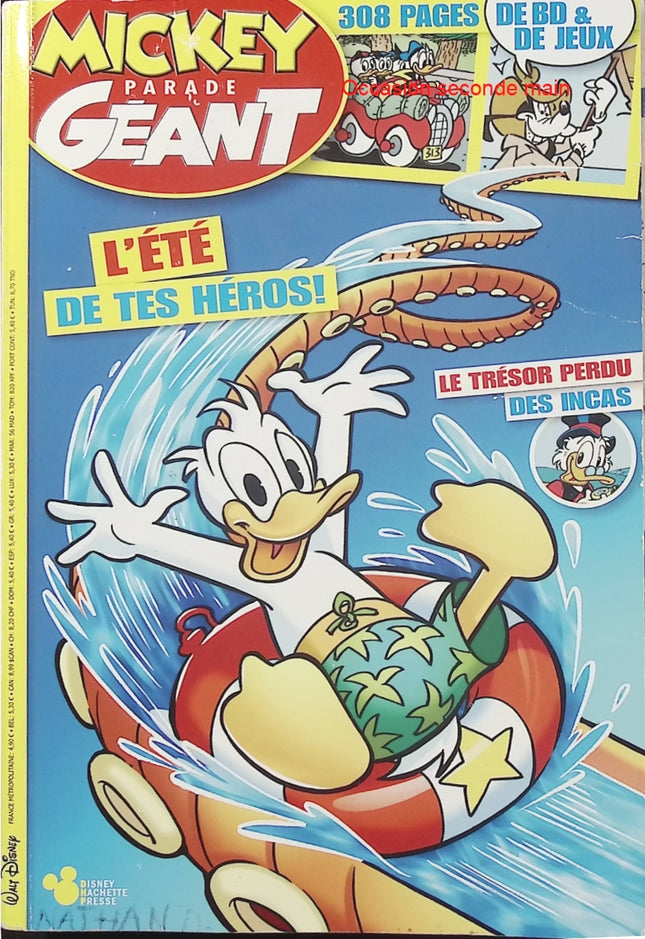 Mickey Parade Géant N°371 – L’Été de tes héros – BD Disney – Mickey, Donald, Picsou et aventures - Livre BD
