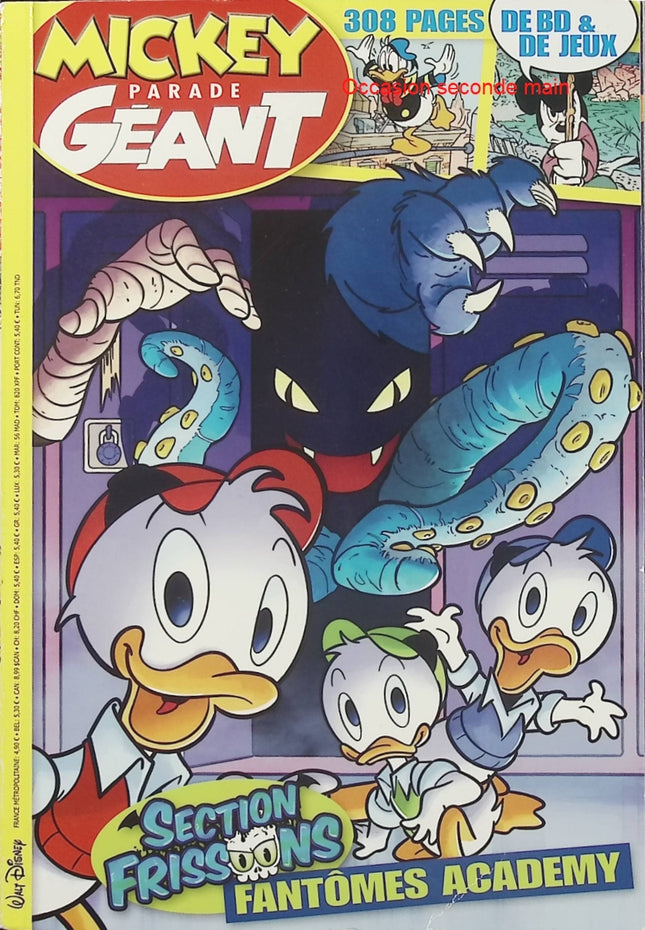 Mickey Parade Géant N°375 – Section Frissons – Fantômes Academy – BD Disney, mystère et frissons - Livre BD
