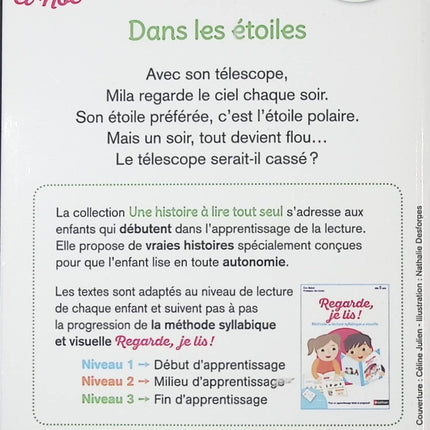 Regarde je lis ! - Une histoire à lire tout seul - Mila et Noé Dans Les Étoiles - Lecture CP Niveau 3 - Livre d’apprentissage de la lecture pour enfants - livre