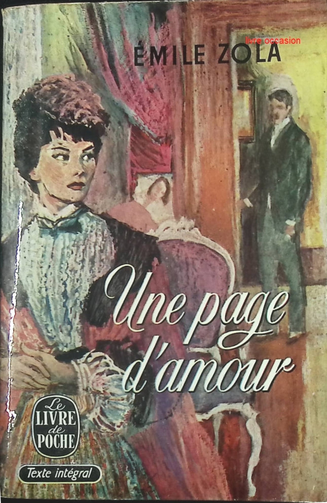 Une page d'amour – Émile Zola – Livre d'occasion pas cher - livre
