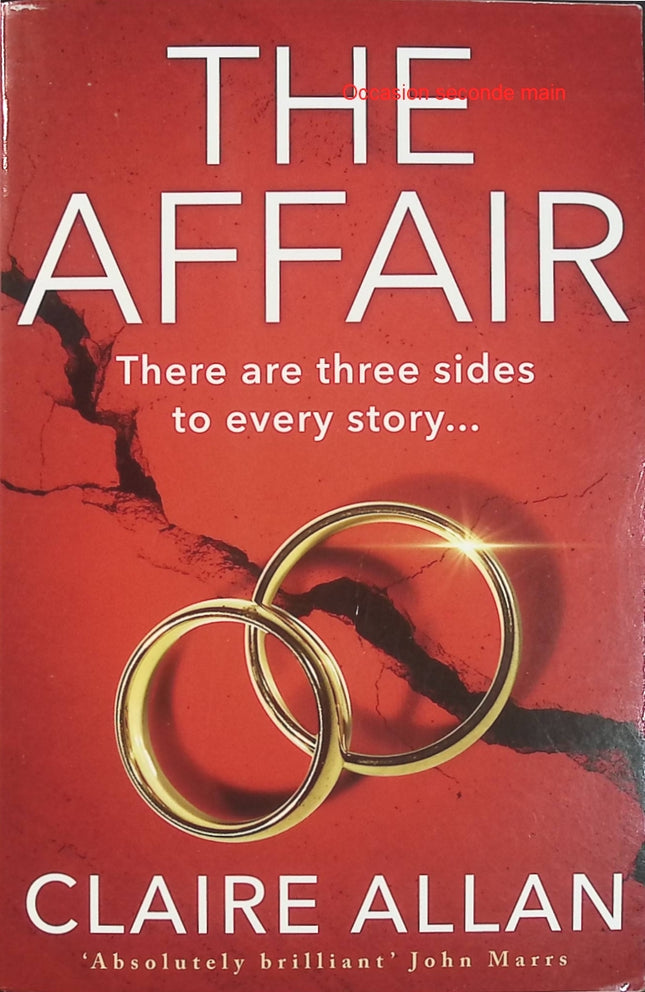 The Affair – Claire Allan – Thriller psychologique anglais sur les secrets, l’infidélité, les mensonges et les relations de couple - Livre en Anglais