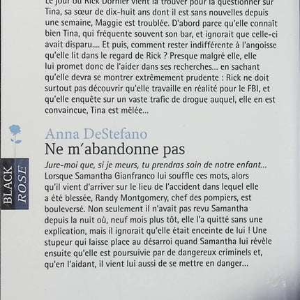 L’Ombre du mensonge – Ne m’abandonne pas – Anne Woodard & Anna DeStefano – Black Rose - Livre