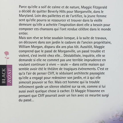 La Maison du mystère – Nora Roberts – Black Rose – Romance suspense et secret de famille - Livre