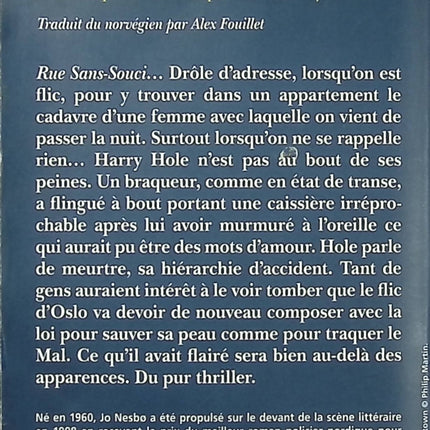 Rue Sans-Souci – Jo Nesbø – roman policier occasion thriller nordique enquête Harry Hole - Livre