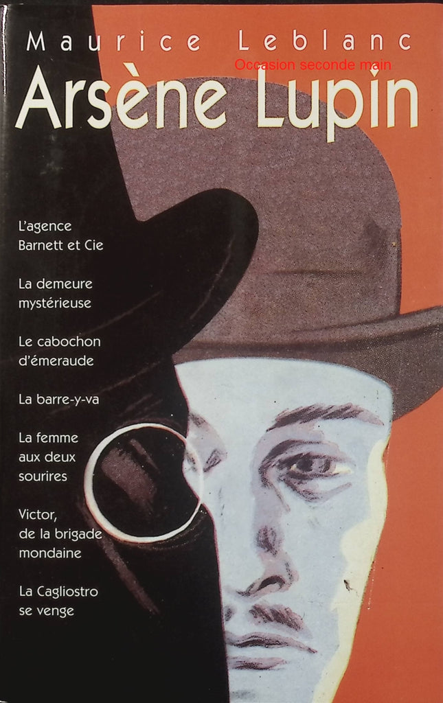 Arsène Lupin – 7 aventures de Maurice Leblanc – Agence Barnett, Cagliostro, Femme aux deux sourires - Livre