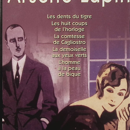 Arsène Lupin – 5 aventures de Maurice Leblanc – Les Dents du tigre, La Comtesse de Cagliostro - Livre