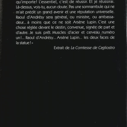 Arsène Lupin – 5 aventures de Maurice Leblanc – Les Dents du tigre, La Comtesse de Cagliostro - Livre
