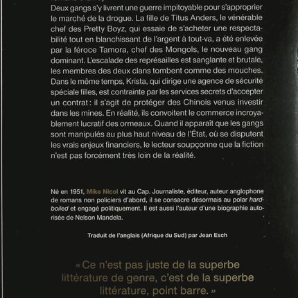 Power Play – Mike Nicol – Polar sud-africain noir sur gangs, corruption et guerre des narcotrafiquants - Livre