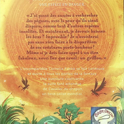 Cavalier du Dragon – Tome 2 – Cornelia Funke – roman fantasy jeunesse occasion aventure dragons magie saga - Livre