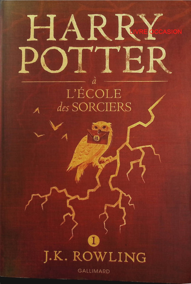 Harry Potter Tome 1 – Harry Potter à l’école des sorciers – J.K. Rowling – roman fantastique jeunesse culte – livre d’occasion - Livre