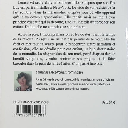 Trois ans & neuf mois – Catherine Disez-Poirier | Récit de vie, témoignage personnel et histoire familiale - Livre