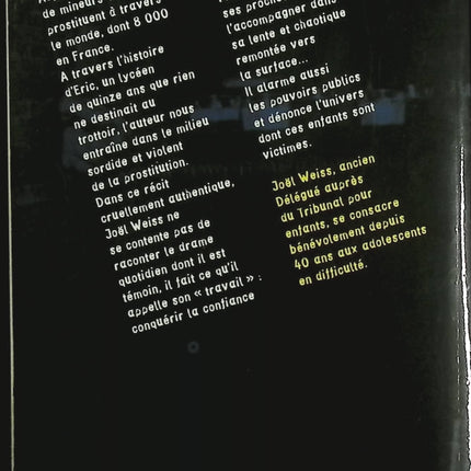 Les Enfants du trottoir – Joël Weiss – roman social jeunesse rue et survie – livre occasion - Livre