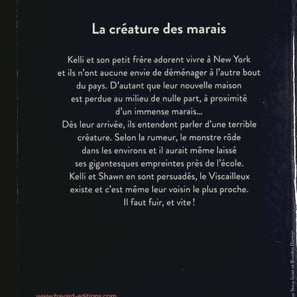 Monsterland – Tome 9 : La créature des marais – R.L. Stine – Roman jeunesse horreur fantastique suspense monstre marais - Livre
