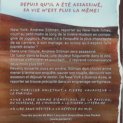 Si c’était à refaire – Marc Levy – Roman contemporain voyage dans le temps seconde chance amour suspense - Livre