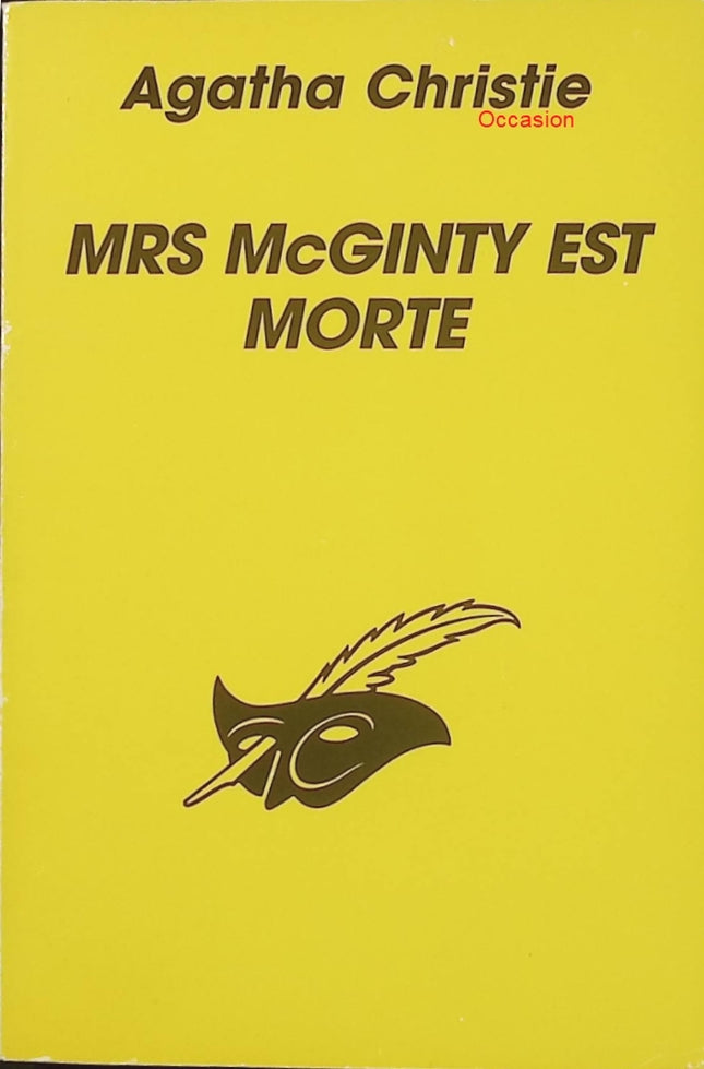 Mrs McGinty est morte – Agatha Christie – Roman policier enquête Hercule Poirot mystère crime classique - Livre