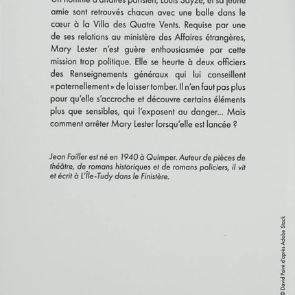 Villa des Quatre Vents – Jean Failler – Une enquête de Mary Lester – Polar breton et suspense - Livre