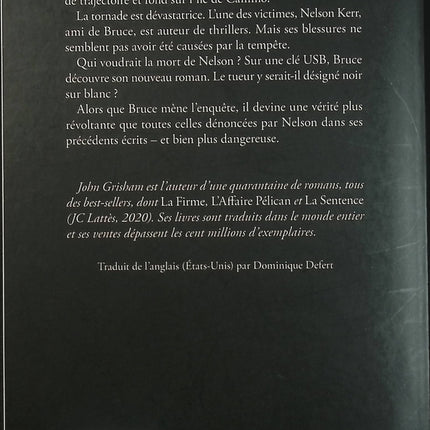 Le cas Nelson Kerr – John Grisham – thriller juridique et enquête criminelle - Livre