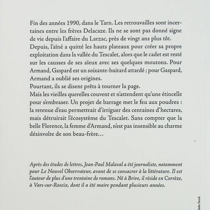 La vallée des eaux amères – Jean-Paul Malaval – roman de terroir et saga familiale - Livre
