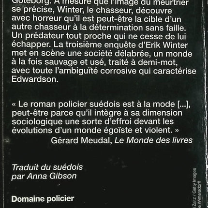 Ombre et soleil – Åke Edwardson – Thriller policier suédois enquête crime suspense Scandinavie - Livre