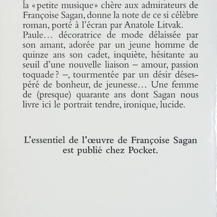 Aimez-vous Brahms... - Françoise Sagan - Roman d'amour et de sentiments - Livre poche d'occasion - Livre