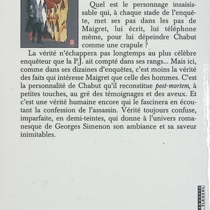 Maigret et le marchand de vin - Georges Simenon - Enquête du commissaire Maigret - Livre poche d'occasion - Livre