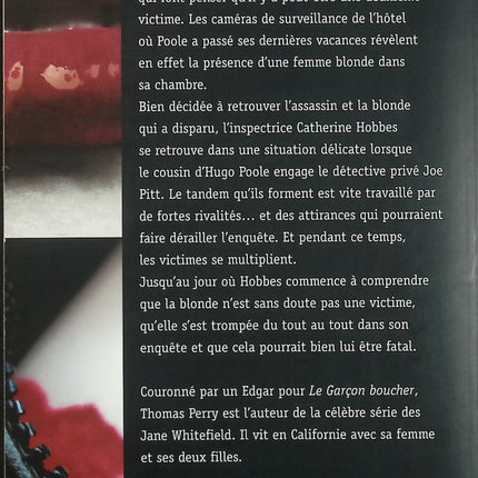 Blonde de nuit – Thomas Perry – thriller noir et suspense criminel - Livre