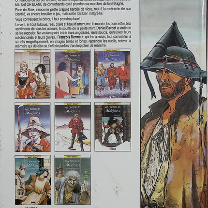 Les Chemins de Malefosse Tome 5 - L'Or Blanc - Daniel Bardet & François Dermaut - Bande dessinée historique d'occasion - Livre BD