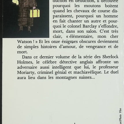 Souvenirs de Sherlock Holmes – Arthur Conan Doyle – Nouvelles policières enquête détective classique britannique - Livre