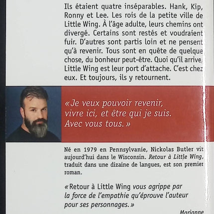 Retour à Little Wing – Nickolas Butler – Roman d’amitié, de nostalgie et de retour aux racines dans le Midwest - Livre