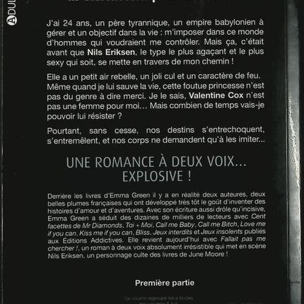 Fallait Pas Me Chercher ! Tome 1 – Emma Green – Romance contemporaine, amour, séduction - Livre