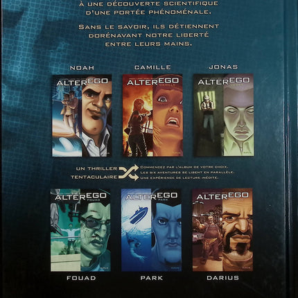 Alter Ego - Saison 1 - Noah - Denis Lapière, Pierre-Paul Renders & Efa - Bande dessinée d'occasion - Livre BD