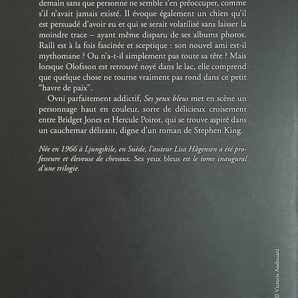 Ses yeux bleus - Lisa Hågensen - Polar suédois et roman policier occasion - Livre