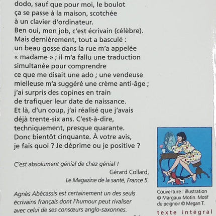 Chouette, une ride ! – Agnès Abécassis – Roman drôle et pétillant sur l’âge, les femmes et le temps qui passe - Livre