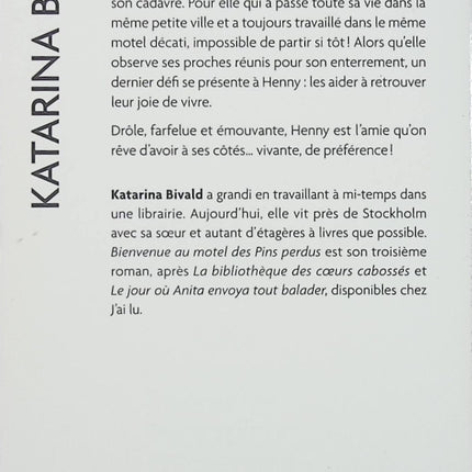 Bienvenue au motel des Pins perdus – Katarina Bivald – Roman feel good petite ville secrets humour littérature - Livre