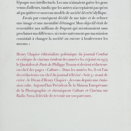 Version originale – Henry Chapier – Autobiographie journalisme cinéma télévision et parcours d’exception - Livre