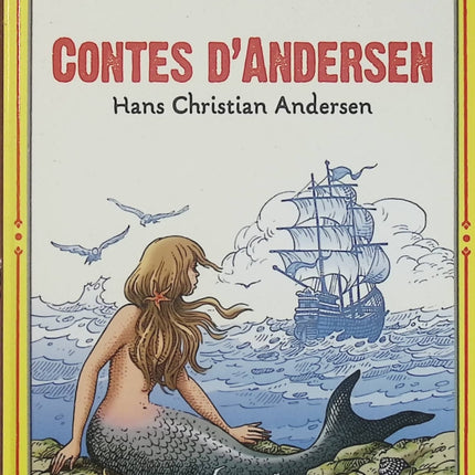 Contes d'Andersen - Hans Christian Andersen - Bibliothèque Rouge et Or - Livre jeunesse d'occasion - Livre