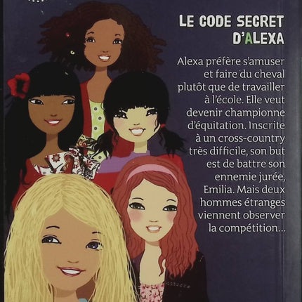 Kinra Girls - Le Code secret d'Alexa - Moka, Anne Cresci - roman jeunesse aventure mystère enquête amitié - Livre
