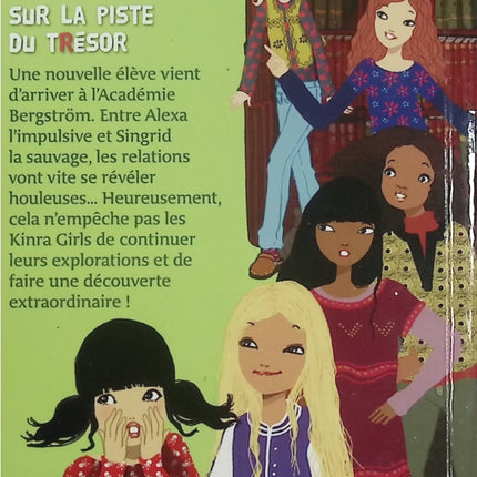 Kinra Girls Tome 9 - Sur la piste du trésor - Moka, Anne Cresci - roman jeunesse aventure chasse au trésor mystère amitié - Livre