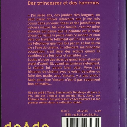 Des princesses et des hommes – Emmanuelle Delafraye | Roman jeunesse, adolescence et quête d’identité - Livre