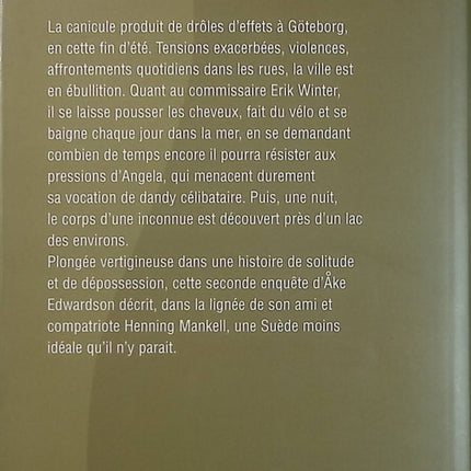 Un cri si lointain – Ake Edwardson | Thriller nordique, enquête du commissaire Erik Winter - Livre