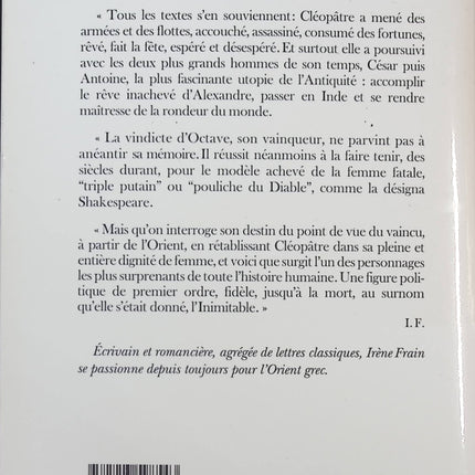 L'Inimitable – Irène Frain – Roman biographique captivant sur destin, liberté et femme hors du commun - livre