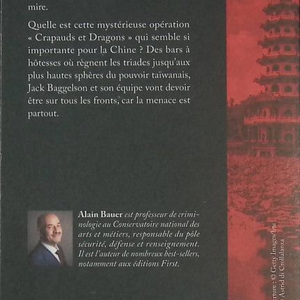Menace sur Taïwan Alain Bauer thriller géopolitique enquête captivante - Livre