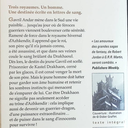Les Larmes d'Artamon, tome 1 : Seigneur des neiges et des ombres - Sarah Ash - Livre