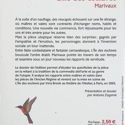 L’Île des esclaves – Marivaux, comédie classique sur le pouvoir, l’égalité et les rapports sociaux - Livre