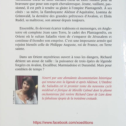 Richard Cœur de Lion, tome 1 – L’Ombre de Saladin – Mireille Calmel – roman historique, croisades et intrigue médiévale - Livre