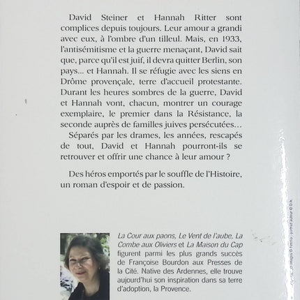 À travers la nuit et le vent – Françoise Bourdon – roman historique et amour en temps de guerre – livre d’occasion - Livre