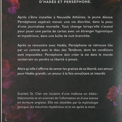 Hadès et Perséphone Tome 1 – A Touch of Darkness – Scarlett St. Clair – Romance fantasy mythologie grecque - livre
