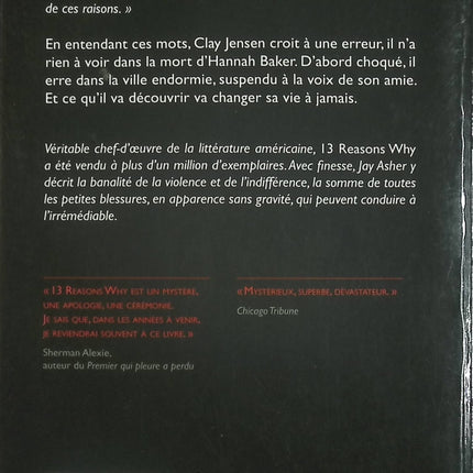 13 reasons why - Jay Asher - livre